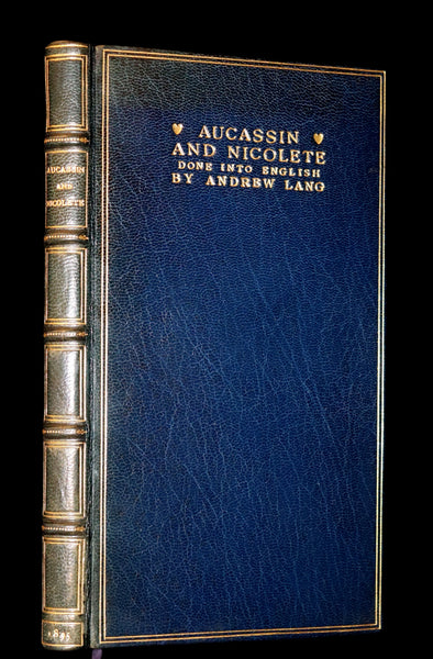 1895 Rare Limited First Edition - Knighthood and Chivalry Medieval History of Aucassin and Nicolette.