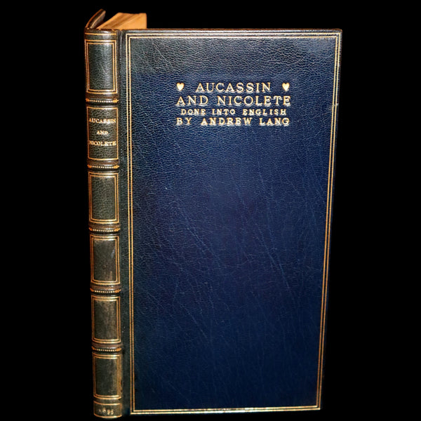 1895 Rare Limited First Edition - Knighthood and Chivalry Medieval History of Aucassin and Nicolette.