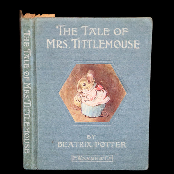 1910 Rare First Edition - The Tale of Mrs. Tittlemouse by Beatrix Potter.