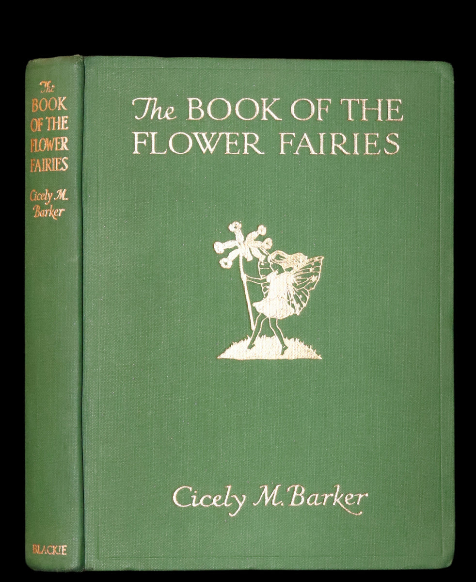 1940 Rare Book THE BOOK OF THE FLOWER FAIRIES by Cicely Mary Barker. MFLIBRA Antique Books