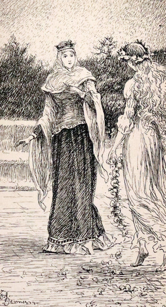 1892 Scarce First Edition - An Enchanted Garden, Fairy Tales by Mary Louisa Molesworth.