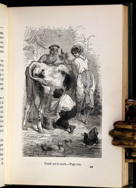 1878 Scarce First Edition - The Young Mountaineer or Frank Miller's Lot in Life. The Story of a Swiss Boy by Daryl Holme.