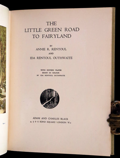 1948 First Australian Edition - The Little Green Road to Fairyland by Ida Rentoul Outhwaite illustrated.