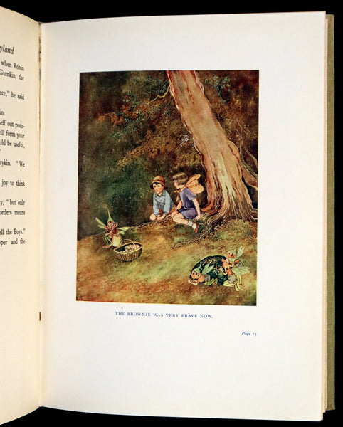 1948 First Australian Edition - The Little Green Road to Fairyland by Ida Rentoul Outhwaite illustrated.