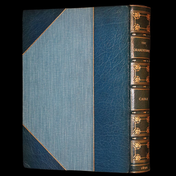 1899 Scarce Edition bound by Bayntun - Story of Creole Life in New Orleans, The Grandissimes by G. W. Cable.