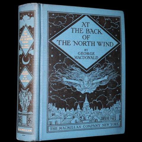 1924 Rare First Edition - At The Back of The North Wind Illustrated by Francis Donkin Bedford.