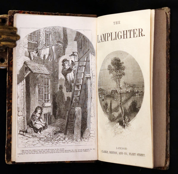 1854 Scarce Victorian First Edition - The Lamplighter by Maria Susanna Cummins.