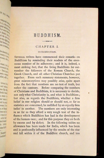 1878 Rare Book - Buddhism; Being a Sketch of the Life and Teachings of Gautama, the Buddha.