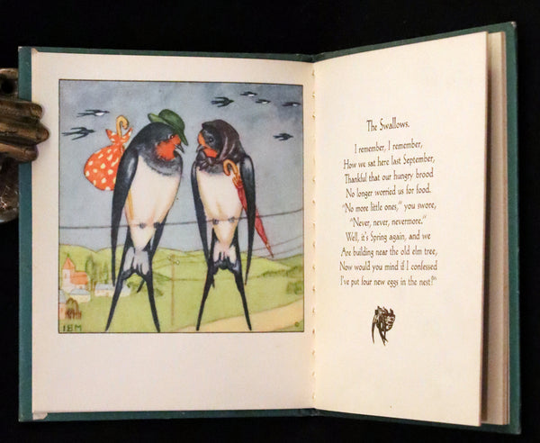 1942 Scarce First US Edition - The Bird's Book illustrated by Ida Bohatta Morpurgo.