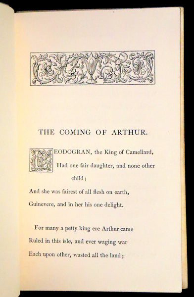 1870 Rare Victorian Edition - Tennyson Poetical Works (11 Volume Box Set). Idylls of the King Arthur, The Princess, The Holy Grail, etc.