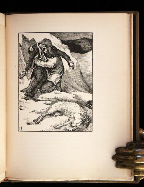 1896 Rare First Edition on Werewolves - The Were-Wolf by Clemence Housman and Illustrated by Laurence Houseman.