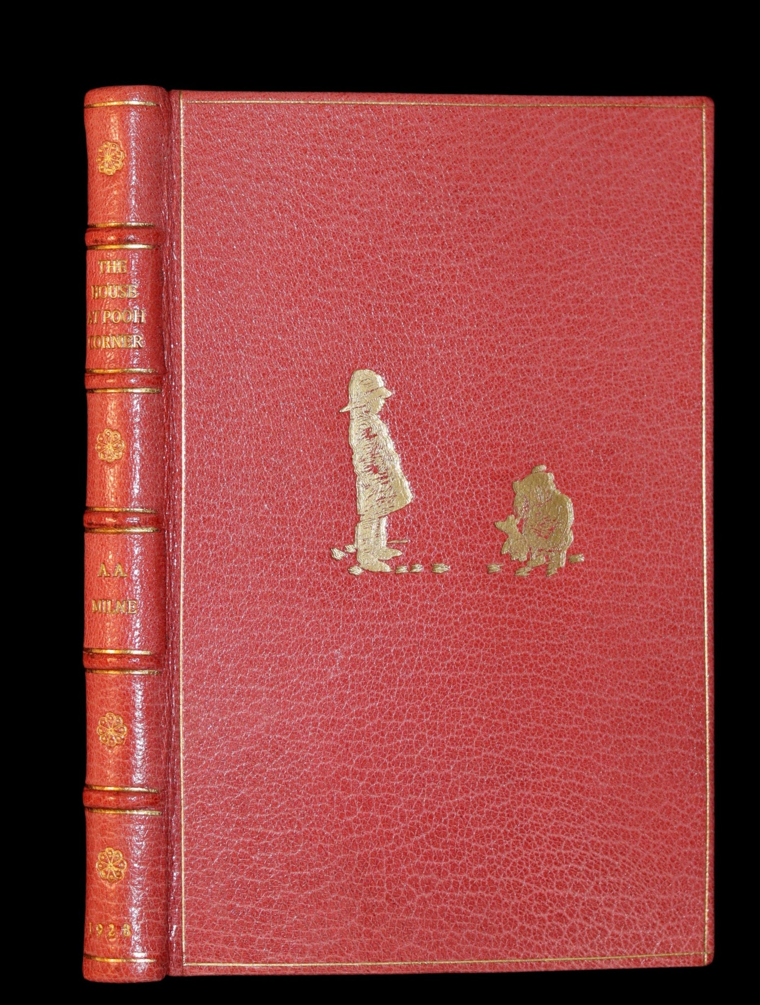 1928 First UK Edition - A. A. Milne & Ernest H. Shepard - The HOUSE at POOH CORNER. Finely Bound.