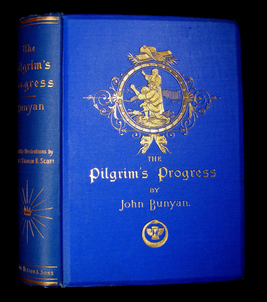 1898 Victorian Rare Book - The Pilgrim's Progress By John Bunyan, Illu ...