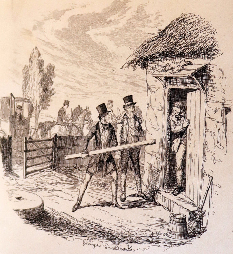 1850 First Edition Bound by Sangorski - FRANK FAIRLEGH Illustrated by Cruikshank.