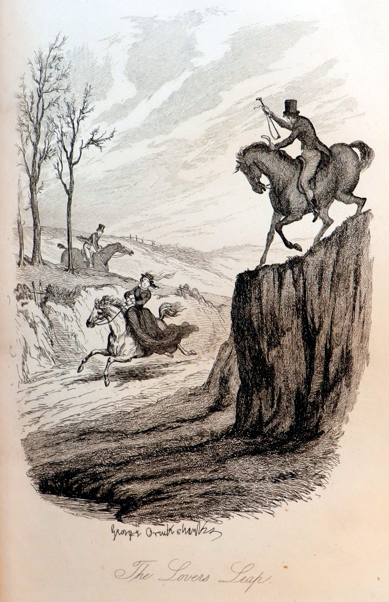 1850 First Edition Bound by Sangorski - FRANK FAIRLEGH Illustrated by Cruikshank.