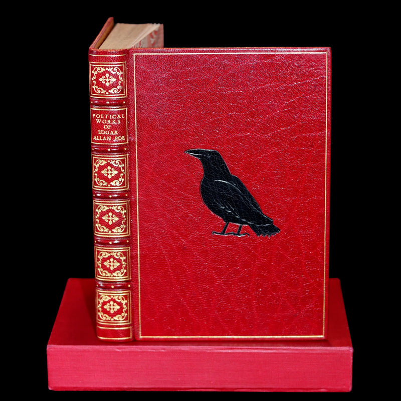 1852 Fine Bayntun Binding - The Poetical Works of EDGAR ALLAN POE. Illustrated.