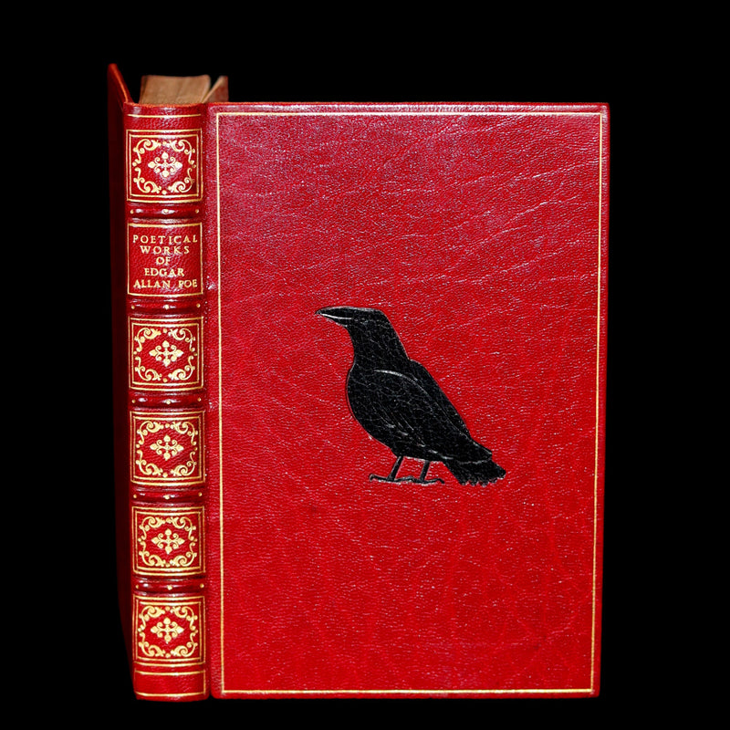 1852 Fine Bayntun Binding - The Poetical Works of EDGAR ALLAN POE. Illustrated.