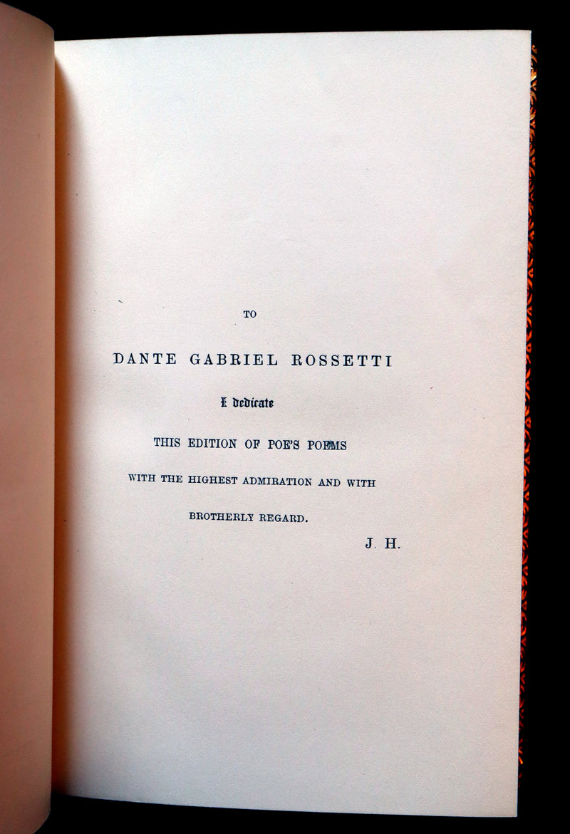 1852 Fine Bayntun Binding - The Poetical Works of EDGAR ALLAN POE. Illustrated.