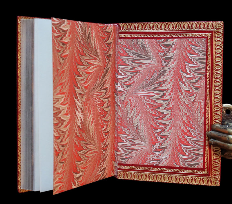 1852 Fine Bayntun Binding - The Poetical Works of EDGAR ALLAN POE. Illustrated.