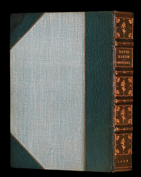 1900 1st Illustrated Edition in a nice binding - David Harum A Story of American Life by Westcott. Horse trading.
