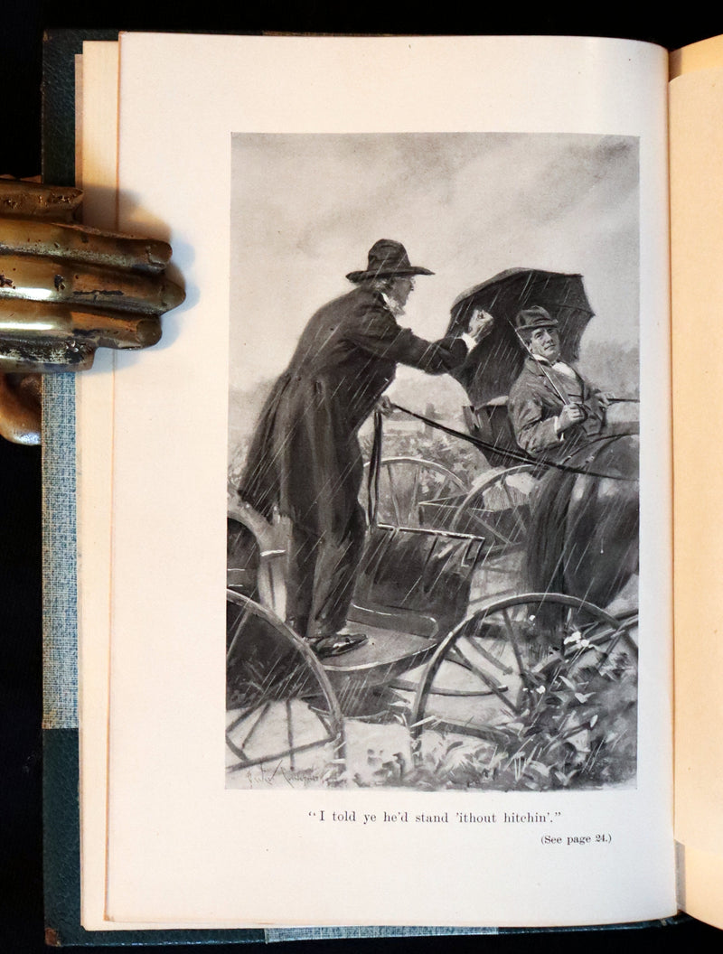 1900 First Illustrated Edition - David Harum, A Story of Horse Trading illustrated by Clinedinst.