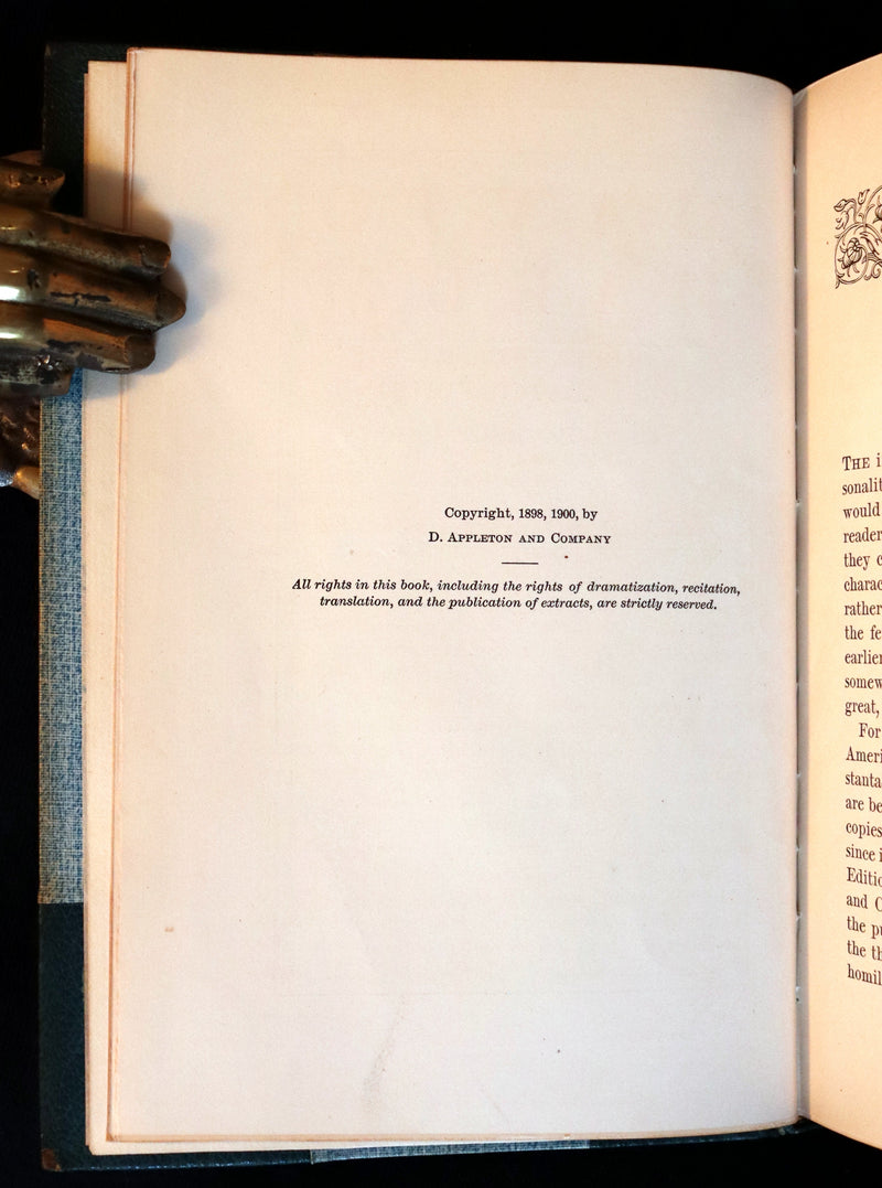 1900 First Illustrated Edition - David Harum, A Story of Horse Trading illustrated by Clinedinst.