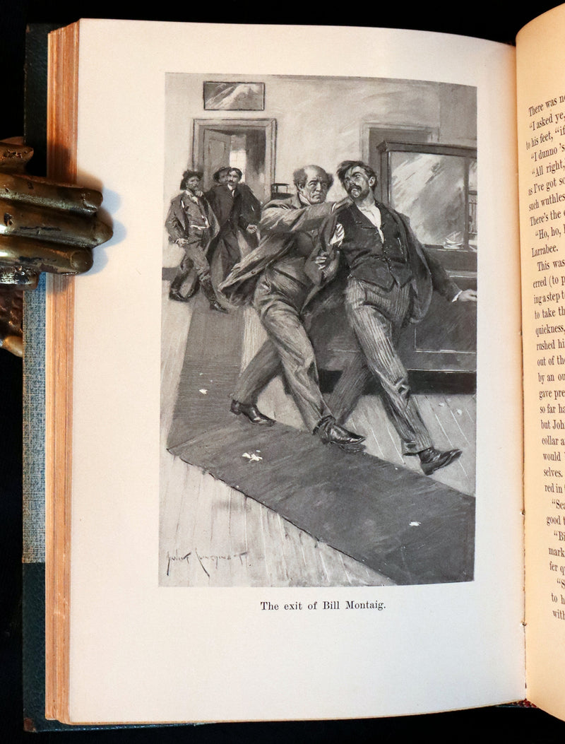 1900 First Illustrated Edition - David Harum, A Story of Horse Trading illustrated by Clinedinst.
