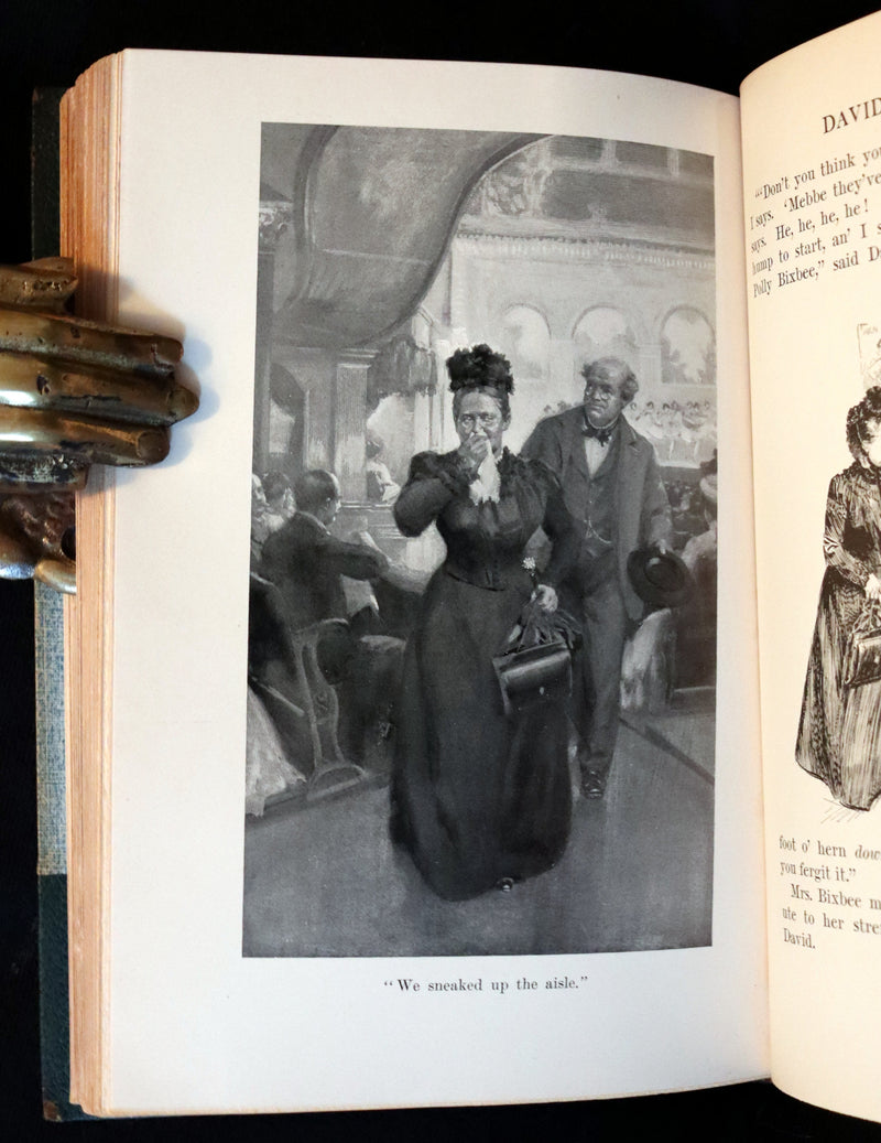 1900 First Illustrated Edition - David Harum, A Story of Horse Trading illustrated by Clinedinst.