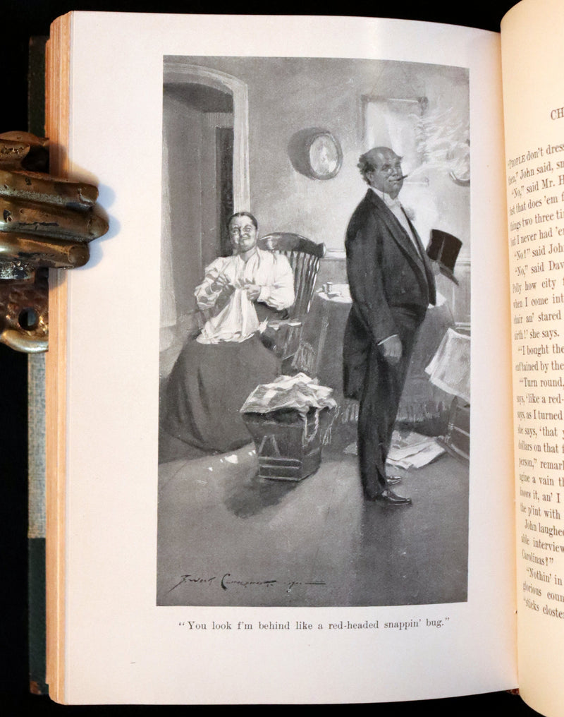 1900 First Illustrated Edition - David Harum, A Story of Horse Trading illustrated by Clinedinst.