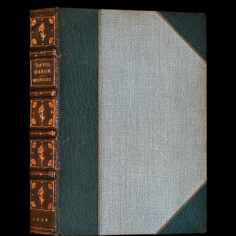 1900 First Illustrated Edition - David Harum, A Story of Horse Trading illustrated by Clinedinst.