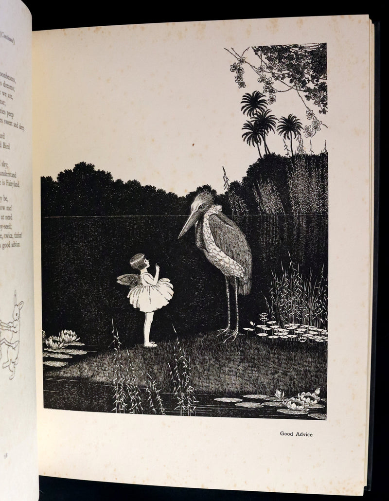 1931 First UK Edition in a beautiful binding ~ FAIRYLAND by Ida Rentoul Outhwaite color illustrated.