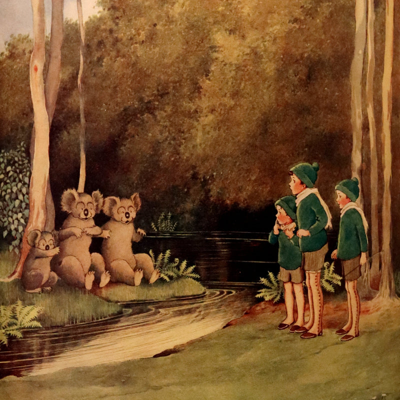 1931 First UK Edition in a beautiful binding ~ FAIRYLAND by Ida Rentoul Outhwaite color illustrated.