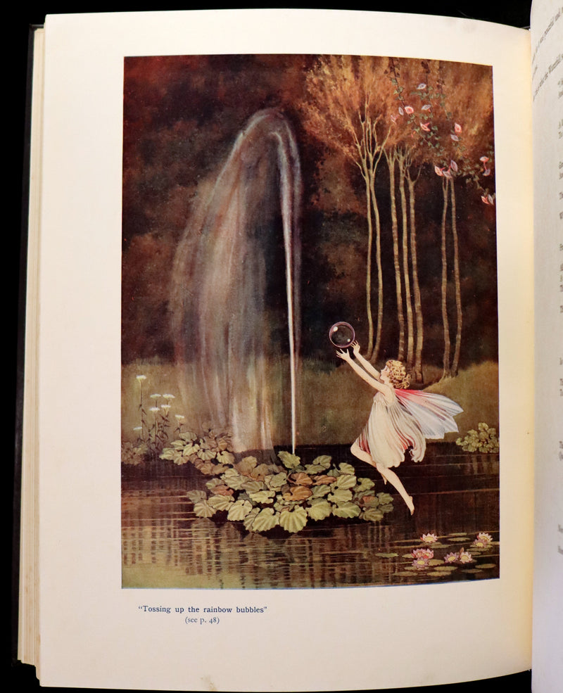 1931 First UK Edition in a beautiful binding ~ FAIRYLAND by Ida Rentoul Outhwaite color illustrated.
