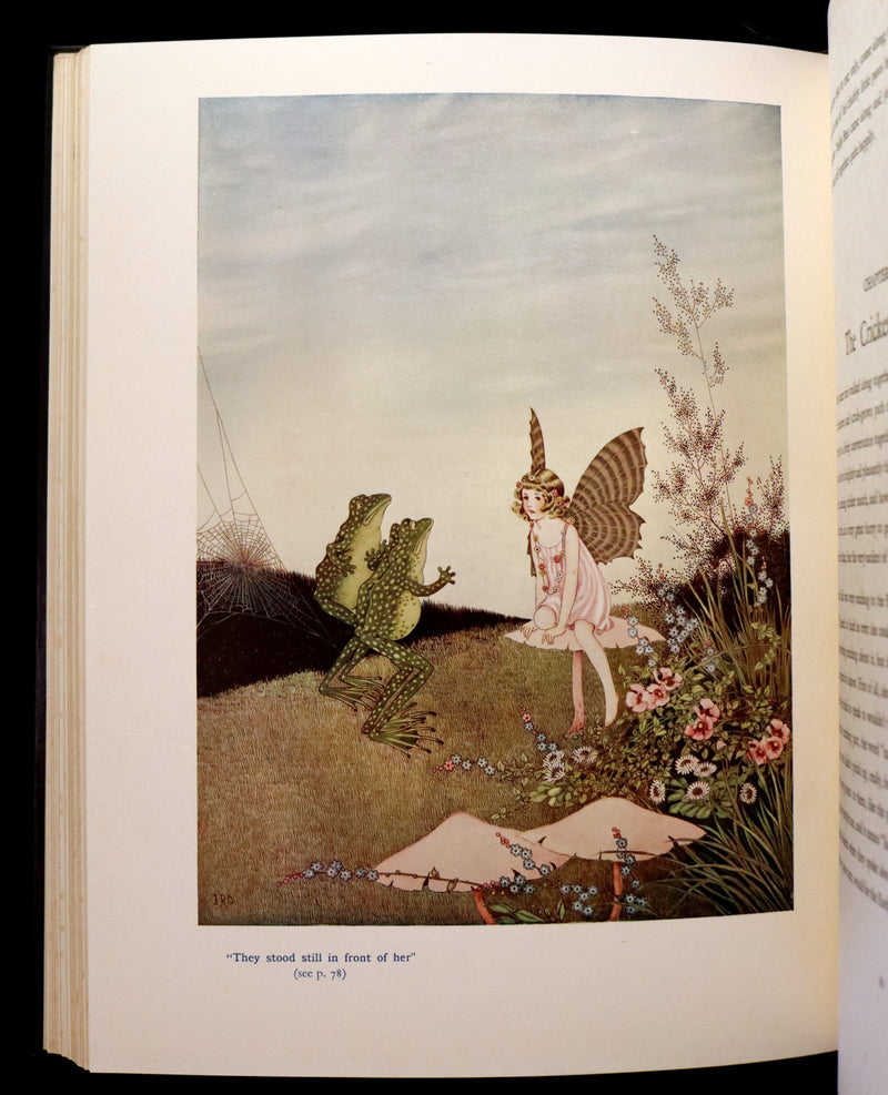 1931 First UK Edition in a beautiful binding ~ FAIRYLAND by Ida Rentoul Outhwaite color illustrated.