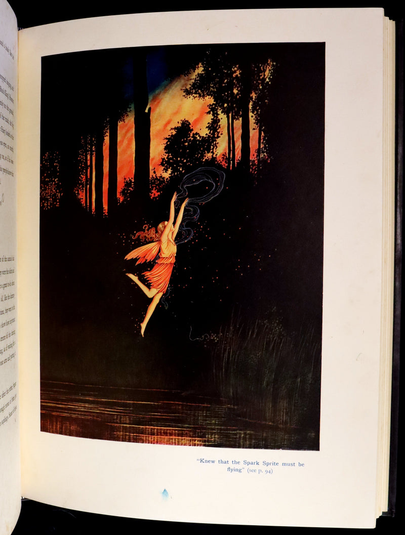 1931 First UK Edition in a beautiful binding ~ FAIRYLAND by Ida Rentoul Outhwaite color illustrated.