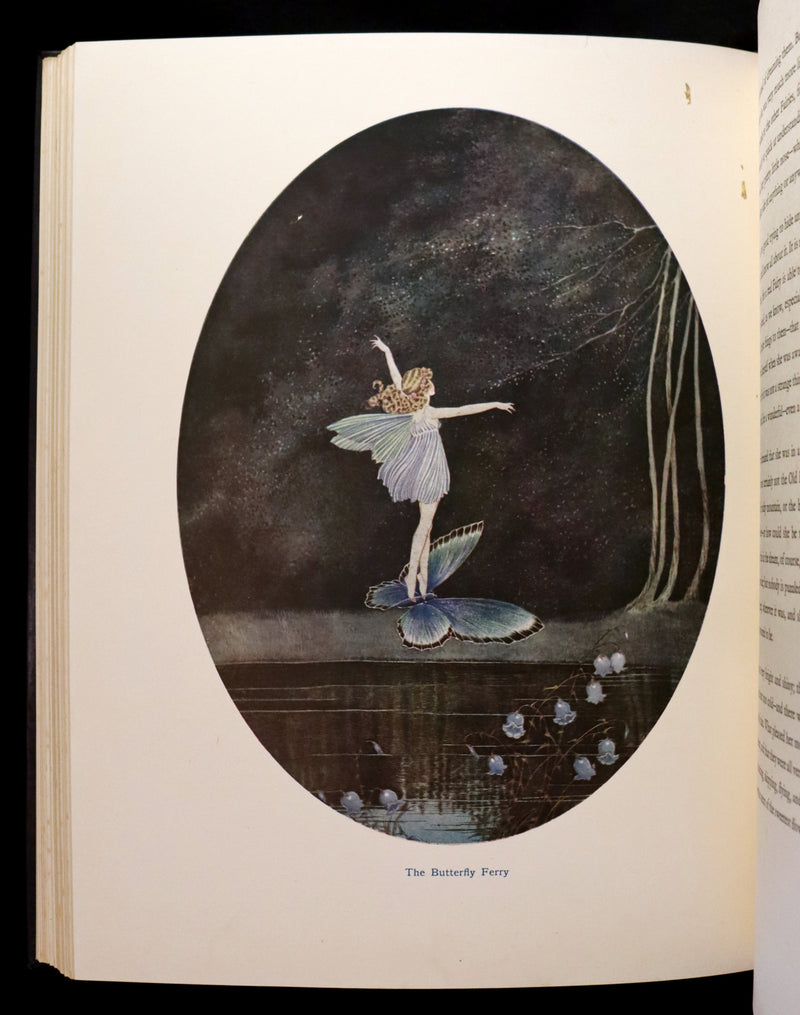 1931 First UK Edition in a beautiful binding ~ FAIRYLAND by Ida Rentoul Outhwaite color illustrated.