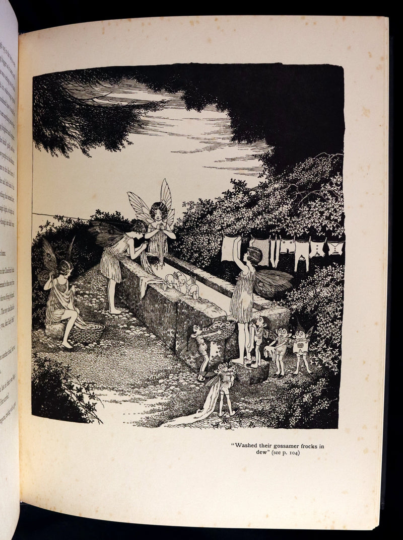 1931 First UK Edition in a beautiful binding ~ FAIRYLAND by Ida Rentoul Outhwaite color illustrated.