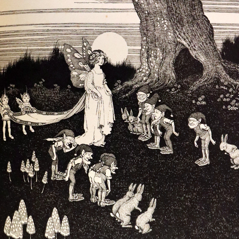 1931 First UK Edition in a beautiful binding ~ FAIRYLAND by Ida Rentoul Outhwaite color illustrated.