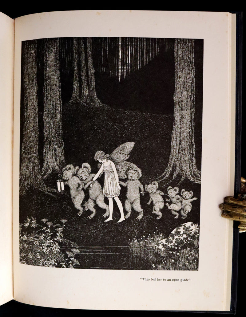 1931 First UK Edition in a beautiful binding ~ FAIRYLAND by Ida Rentoul Outhwaite color illustrated.