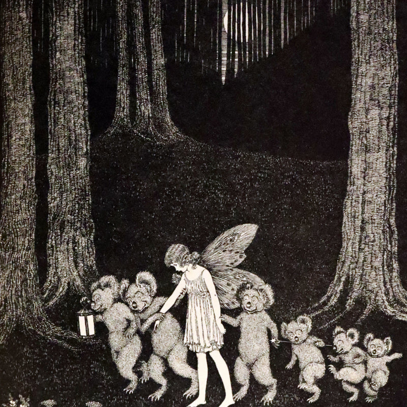 1931 First UK Edition in a beautiful binding ~ FAIRYLAND by Ida Rentoul Outhwaite color illustrated.