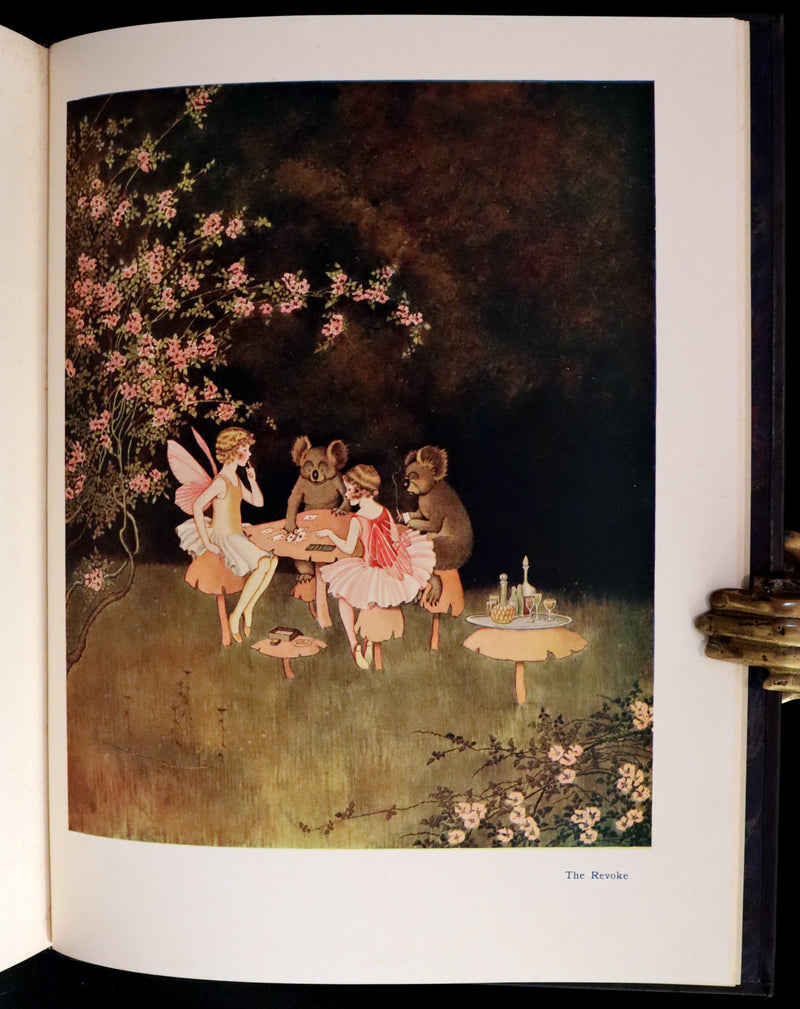 1931 First UK Edition in a beautiful binding ~ FAIRYLAND by Ida Rentoul Outhwaite color illustrated.