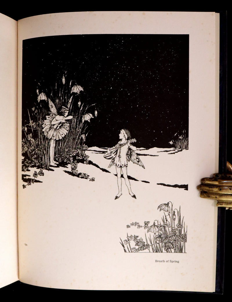 1931 First UK Edition in a beautiful binding ~ FAIRYLAND by Ida Rentoul Outhwaite color illustrated.