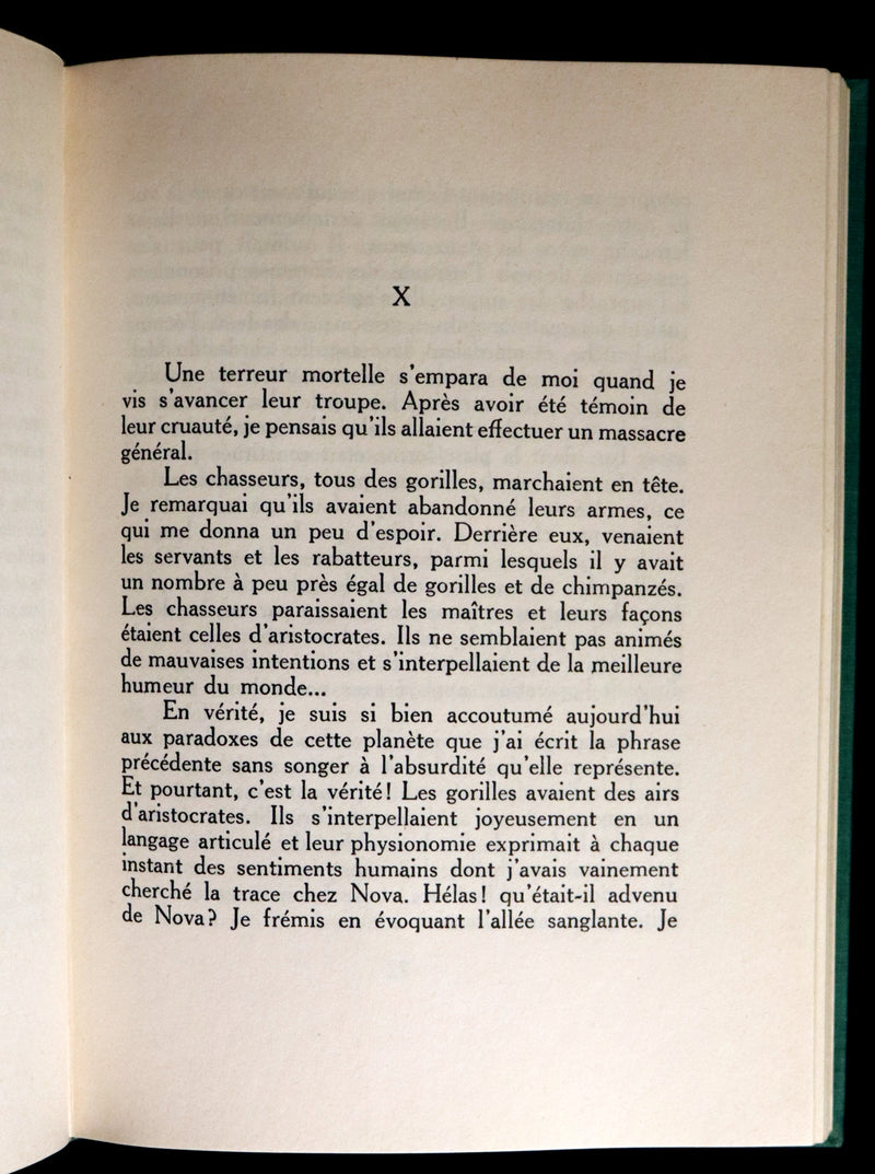 1963 Rare First Limited Edition - La Planete des Singes (The Planet of the Apes) by Pierre Boulle.