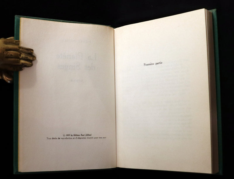 1963 Rare First Limited Edition #245 - La Planete des Singes (The Planet of the Apes) by Pierre Boulle.