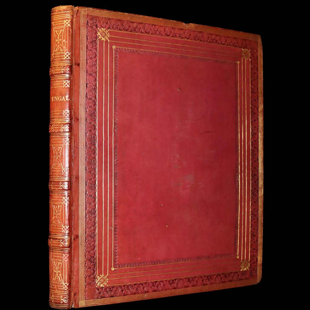 1762 Rare Book - FINGAL with Poems by Ossian, Son of Fingal. Translated from Galic by James MacPherson.