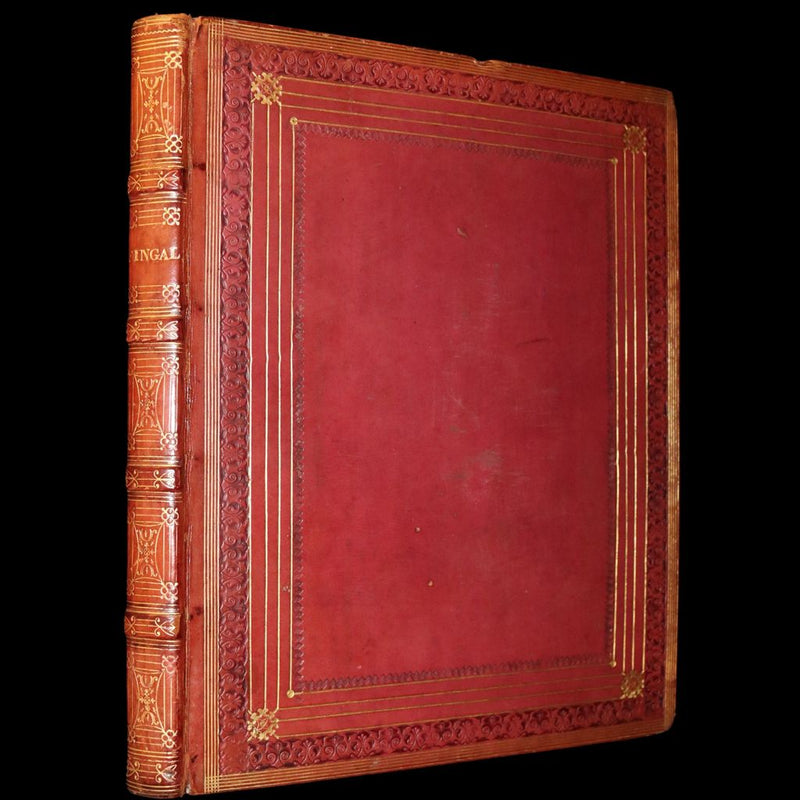 1762 Rare Book - FINGAL with Poems by Ossian, Son of Fingal. Translated from Galic by James MacPherson.