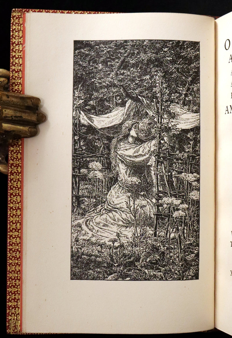 1925 Rare Book in a beautiful Riviere binding - MEDIEVAL HISTORY of Aucassin & Nicolette. Knighthood and Chivalry.