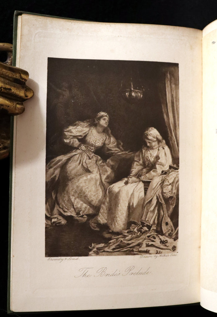 1898 Scarce Pre-Raphaelite Book set - Works of Dante Gabriel Rossetti ...