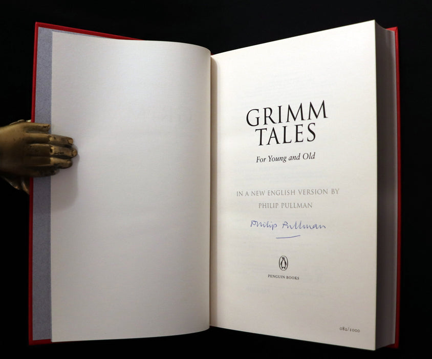 2012 Rare Limited Signed First Edition - PHILIP PULLMAN - Grimm's Fairy Tales.