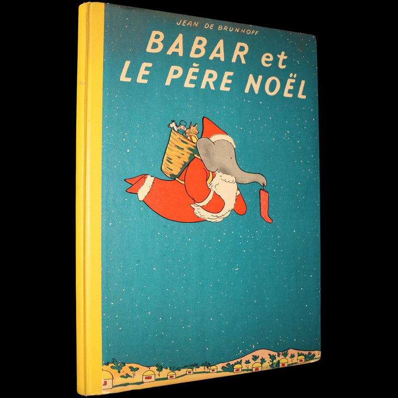1941 FIRST EDITION French Book - BABAR et le Pere Noel (Babar & Father Christmas) by Jean de Brunhoff.